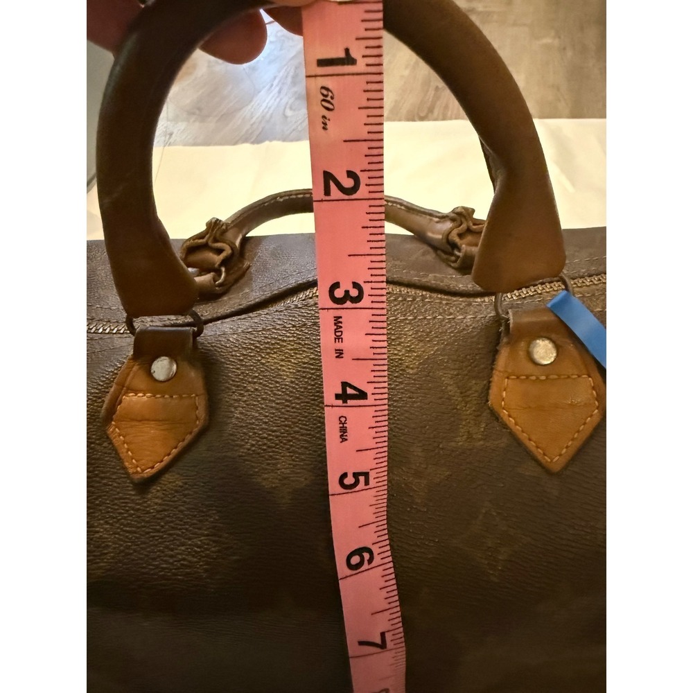 Vintage Louis Vuitton French Company Speedy 30 Monogram Bag 70s 80s Rare - Picture 11 of 13